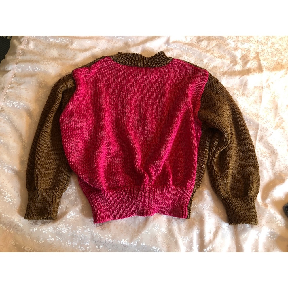 mango color blocking sweater